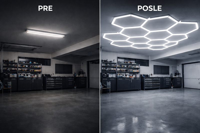 Profesionalna Rasveta za Garaže, Servise i Detailing Studije