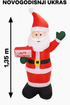 🎅 Novogodišnji Ukras - Deda Mraz 1.35 m