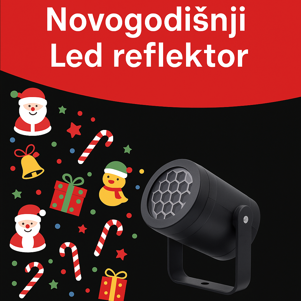 Novogodišnji LED Reflektor