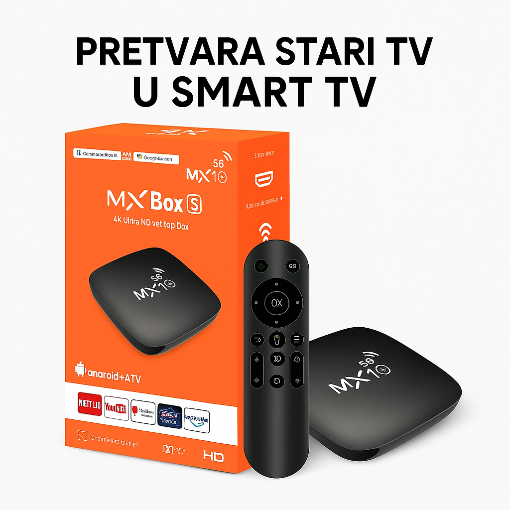 MX10 Android TV Box – smart tv tranformator