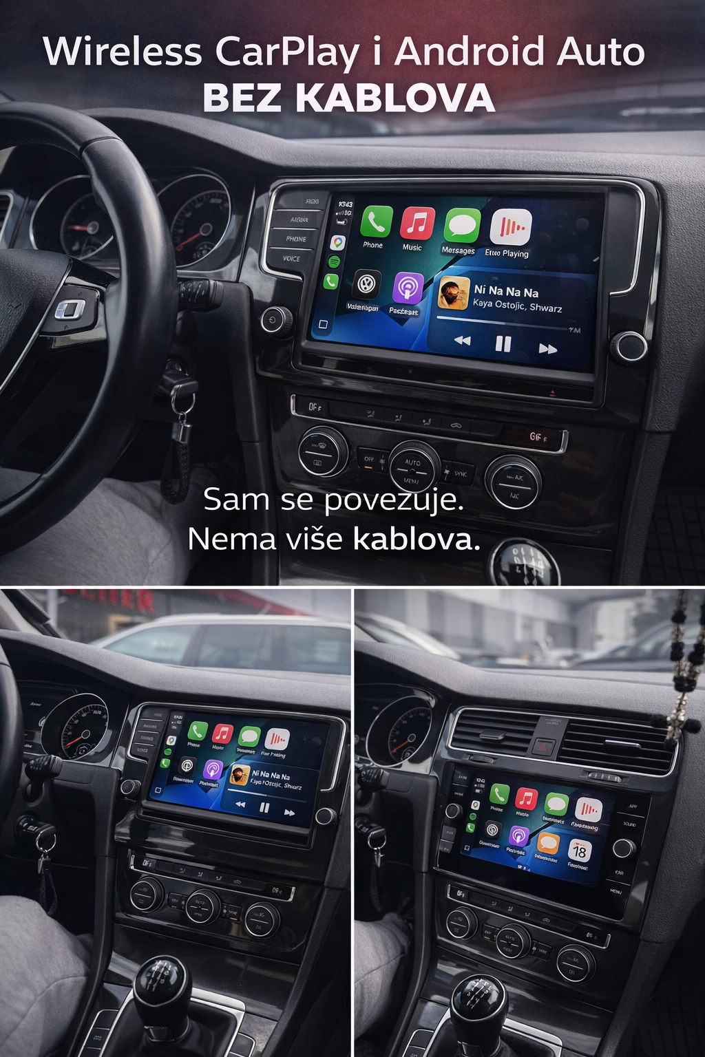 Wireless Apple Carplay & Android Auto Adapter