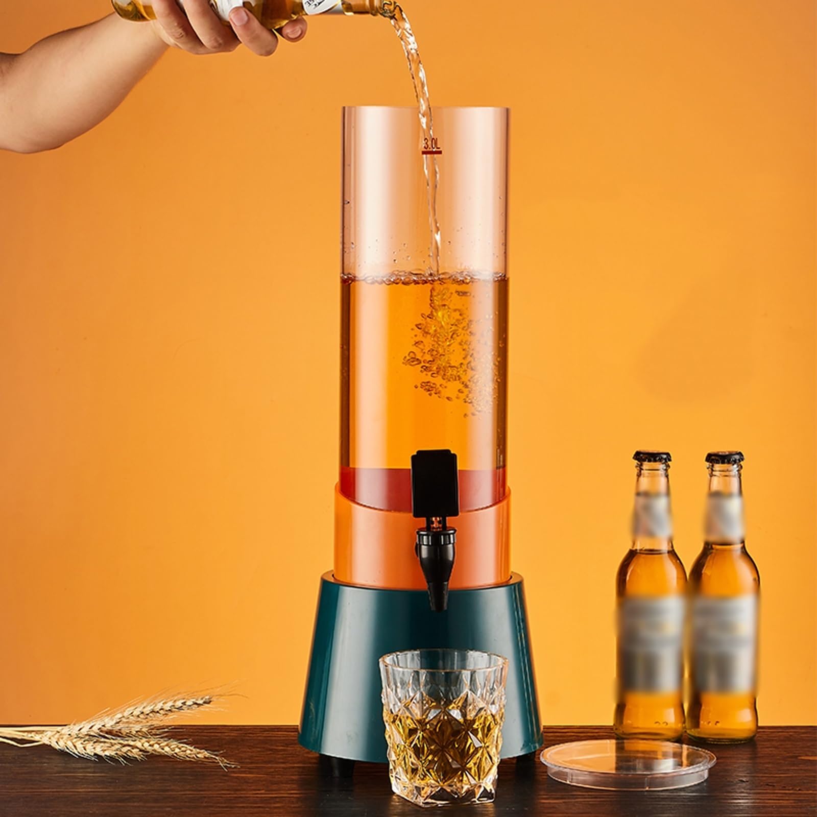 🍺❄️ TOČILICA ZA PIVO 3L🍺❄️  LED svetlom i  bluetooth zvucnikom
