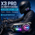 X3 Pro Bluetooth Slušalice za Moto Kacigu