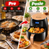AirFryer Friteza 6L poklon papiri za pečenje  50kom