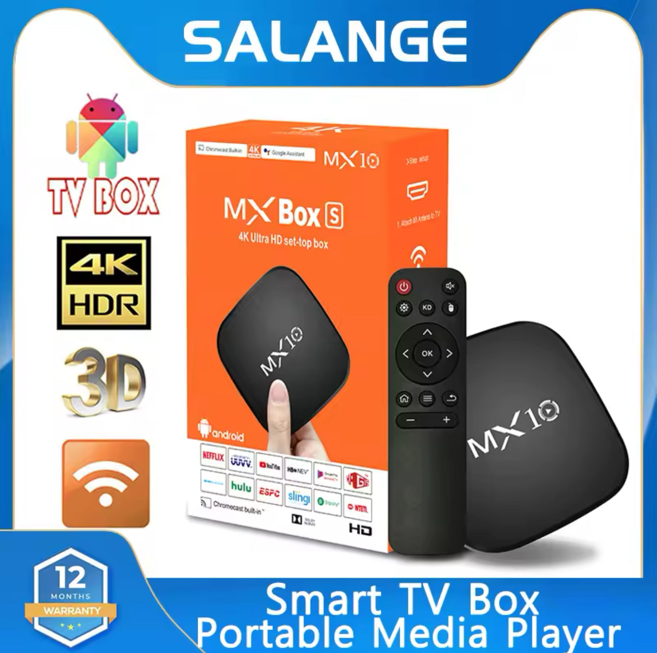MX10 Android TV Box – smart tv tranformator