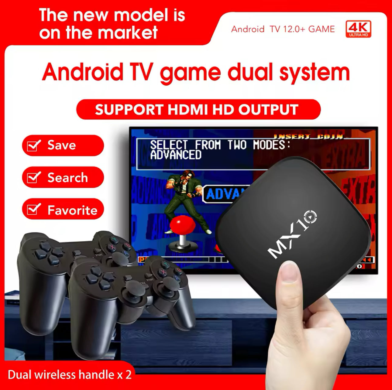 MX10 Android TV Box – smart tv tranformator