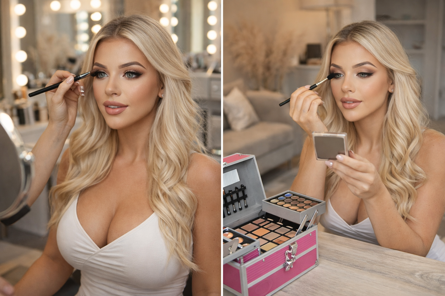 Miss Roze Kofer Za Sminku  besplatna poštarina !!