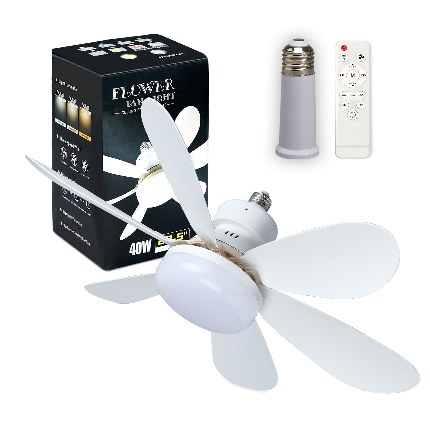 🌬️ Luster Ventilator 2-u-1 sa Daljinskim – Svetlo i osveženje u jednom! 💡🌀