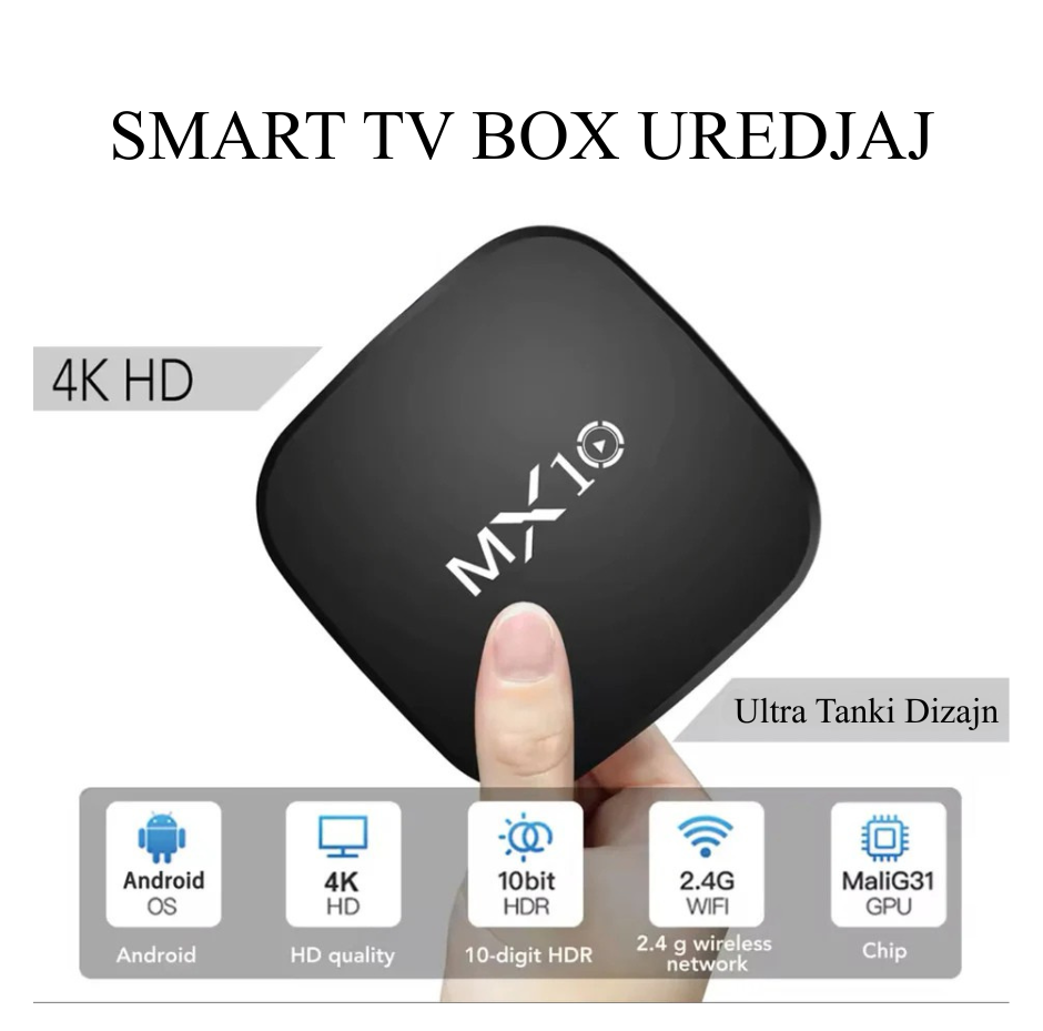 MX10 Android TV Box – smart tv tranformator