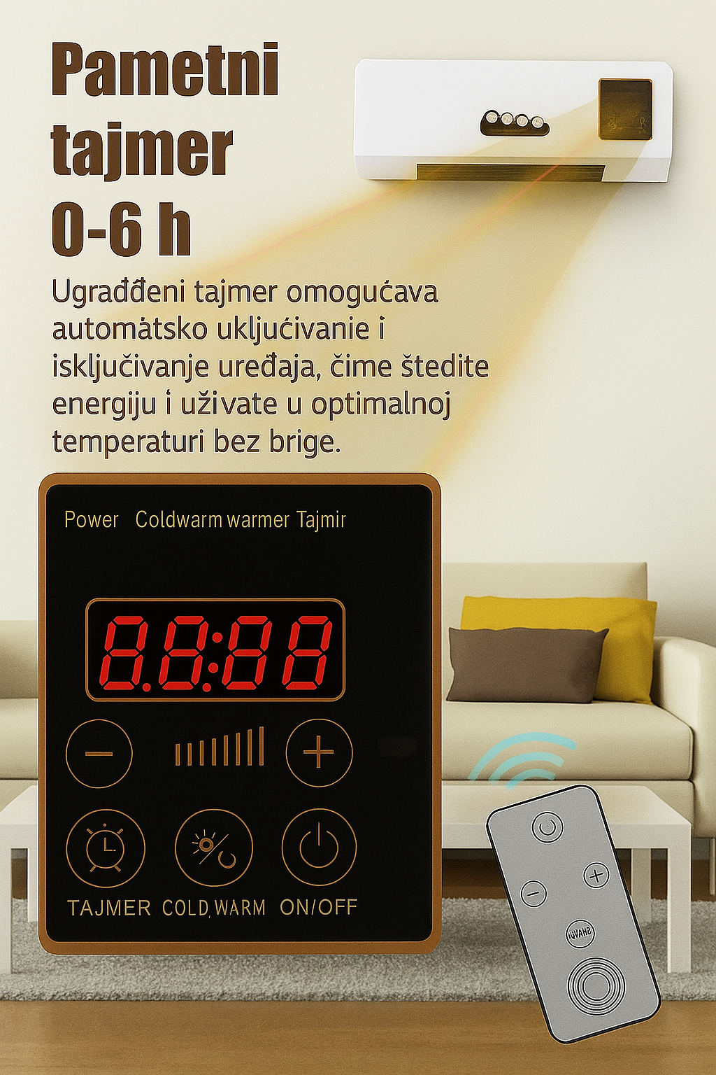 3 u 1 Ventilator,grejalica i sušilica