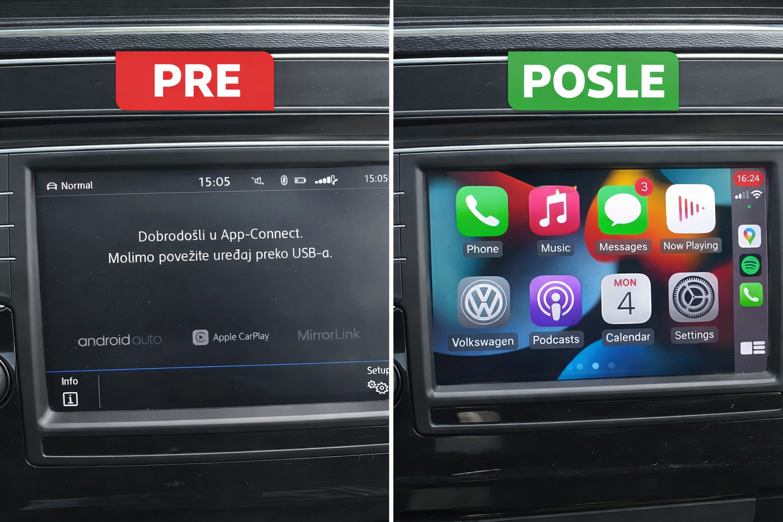 Wireless Apple Carplay & Android Auto Adapter