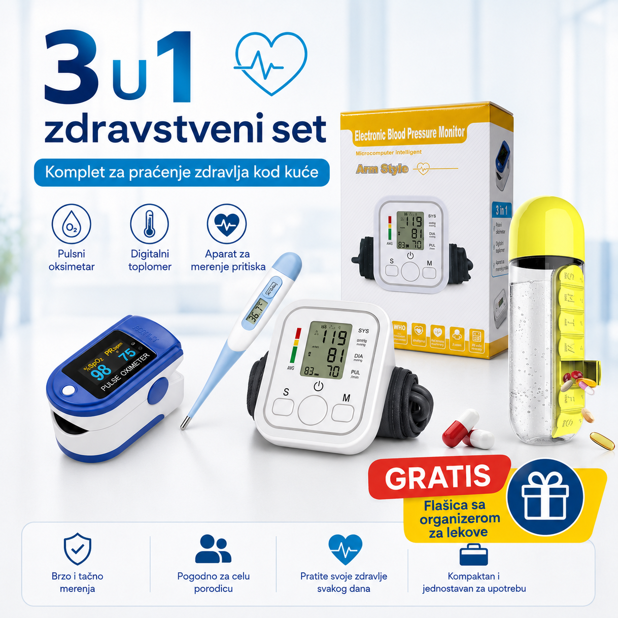 Zdravstveni set 3 u 1