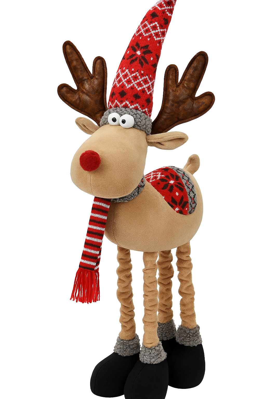 🦌 Novogodišnji Ukras – Plišana Figura Irvasa