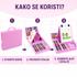 Set za Crtanje – 208 Delova sa Koferom i Stalkom